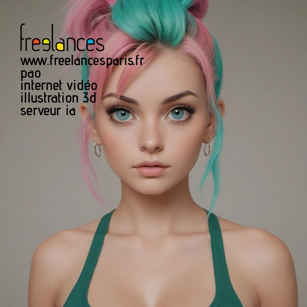 Pao mise en page internet vidéo illustration 3d serveur IA générative AI freelance paris studio de création magazines 8l8tvff0